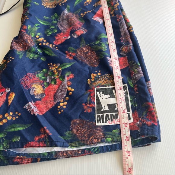 Mambo Surf Mens Boardshorts Drinking Beer Galah Bird Quick Dry Size XXL or 40 - Picture 11 of 11